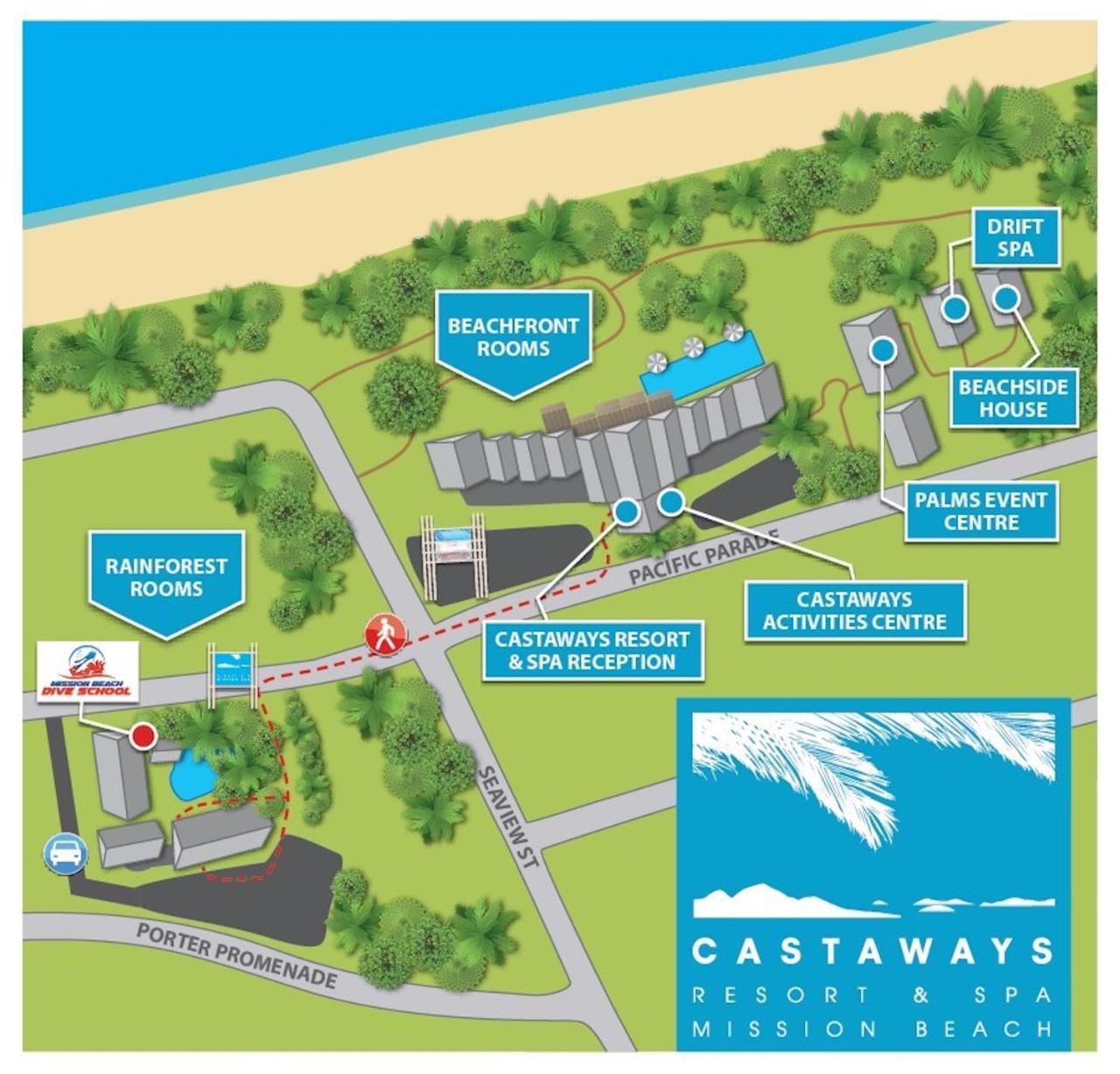 Rainforest Castaways Resort And Spa Mission Beach Ngoại thất bức ảnh